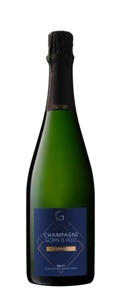 cuvée 3 cépages, riche et puissante, champagne de qualité, rareté artisanale, vin de gastronomie