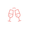 picto de flutes de champagne